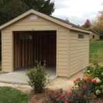 Brookfield gable with LP Lap siding and transom windows